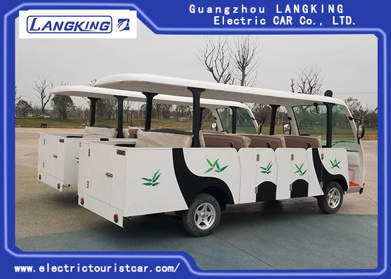 Bus di navetta elettrico chiuso, un'automobile turistica elettrica di 14 ruote della persona 4 con il vuoto