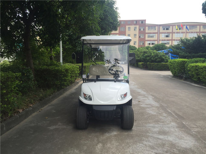 Il carrozzino elettrico del golf della sicurezza, automobile elettrica della vettura a quattro posti con libero mantiene la batteria acida 0
