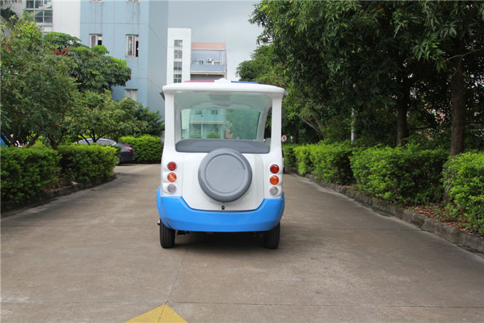Automobile elettrica blu/bianca di golf con i sedili di vetro di fibra di Toplight 4 per la località di soggiorno 2
